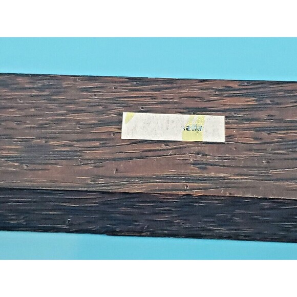 Palm Wood Salt &  Pepper Shakers Set w/ Tray & Tookpick Holder Rustic Farmhouse - Picture 7 of 15